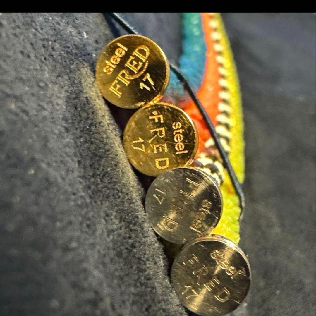 フレッド Fred フォース10 オレンジ、イエロー、ブルー、白×黒 LM17の