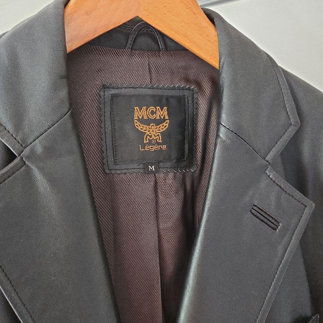 も*く様 美品《早い者勝ちです》【MCM】高級ラム羊革レザー｛日本サイズ｝『L』