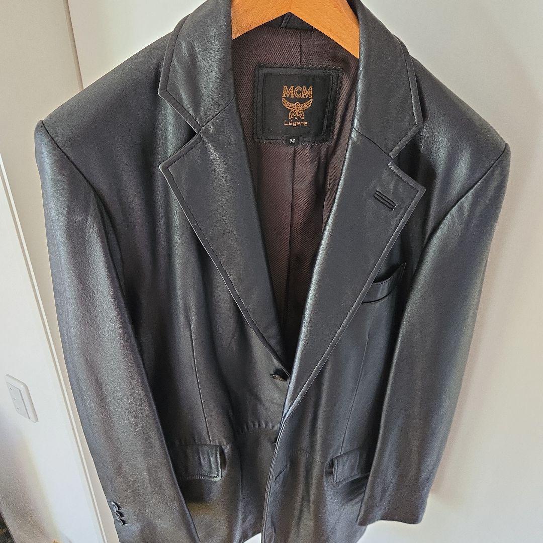 も*く様 美品《早い者勝ちです》【MCM】高級ラム羊革レザー｛日本サイズ｝『L』