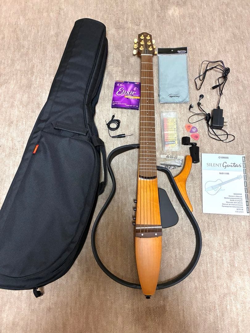 【YAMAHA SLG110S】サイレントギターセット ソフトケース付き【美品】 YAMAHA SLG110S【サイレントギター】 ヤマハ 【 イオンモール日吉津店
