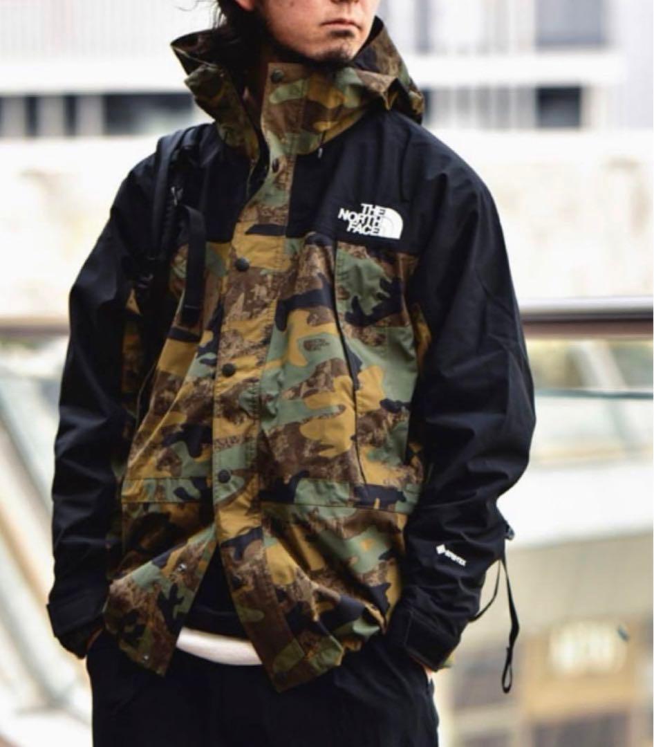 未使用 ノースフェイス マウンテンライトジャケット size L カモ