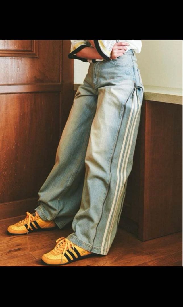 adidas アディダス デニムパンツ DENIM ZIP JX9210 34 - メルカリ