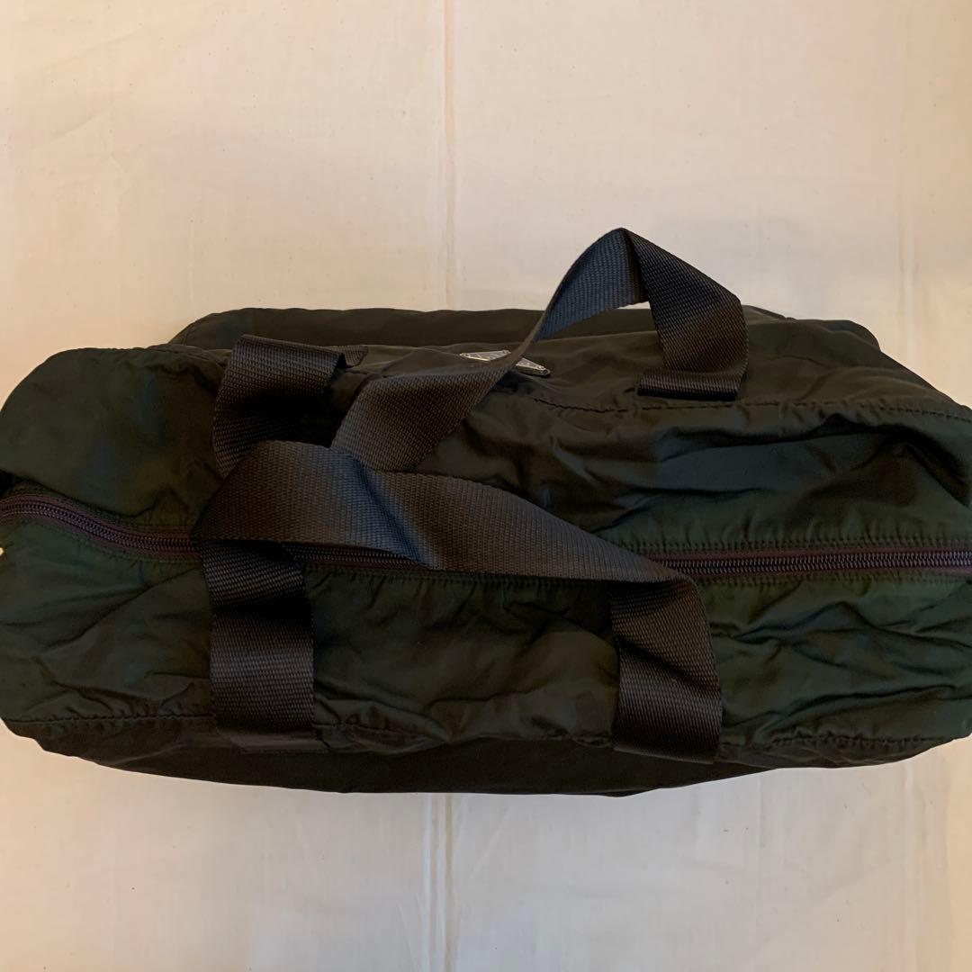 PRADA プラダ ダークブラウンナイロンバッグミラノ本店購入レア品 最終