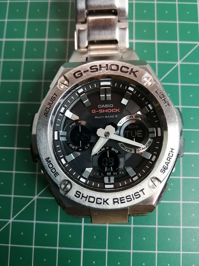 カシオ G-shock G-STEEL GST-W110D 洗浄済み - メルカリ