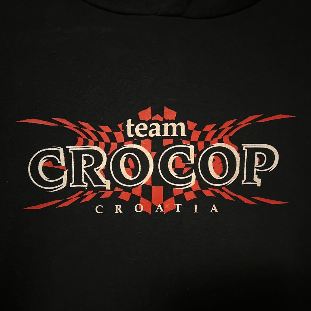 ミルコ・クロコップ 公式 パーカー team CROCOP 即完品 L 当時物