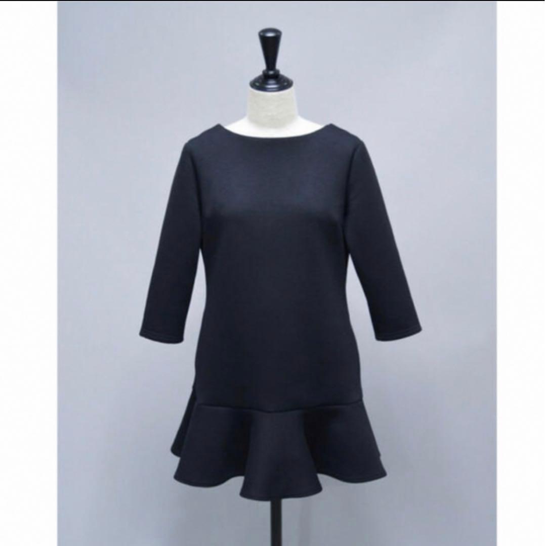 sheller(シェリエ)バックZIPスウェットミニワンピース