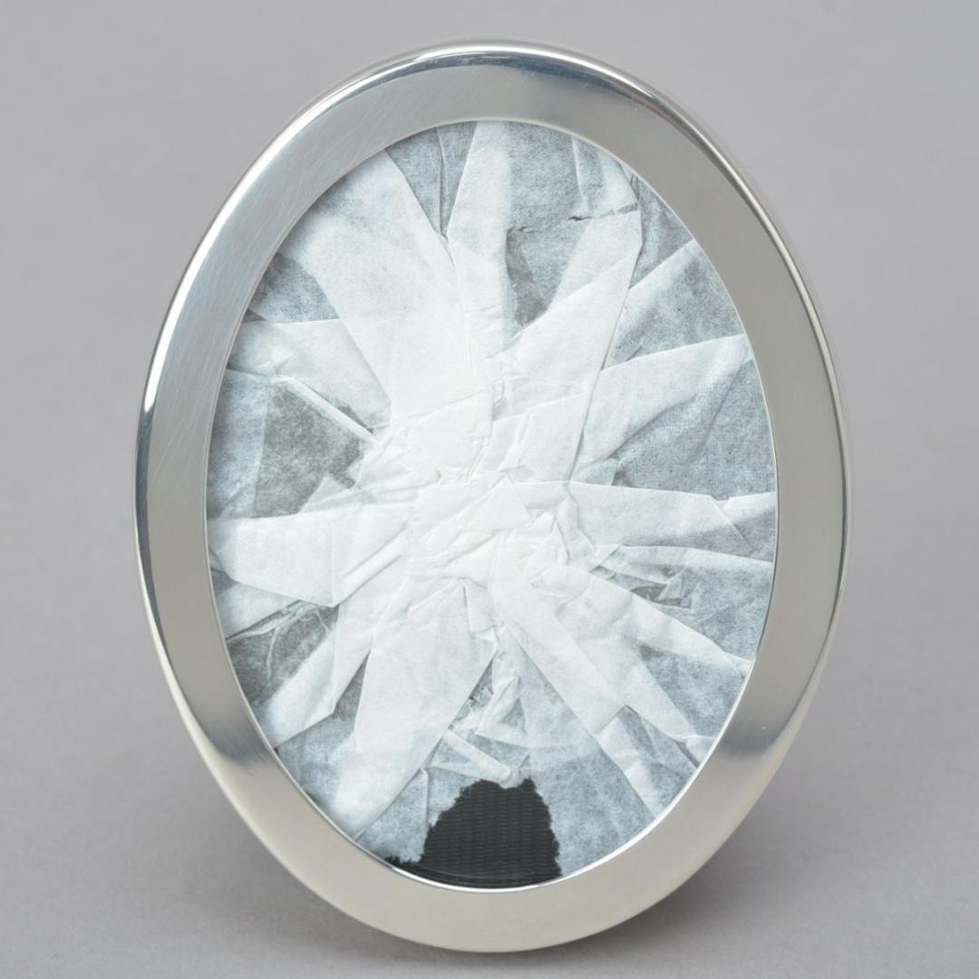 磨き済み/美品 ティファニー フォトスタンド SV オーバル 925 保存袋付