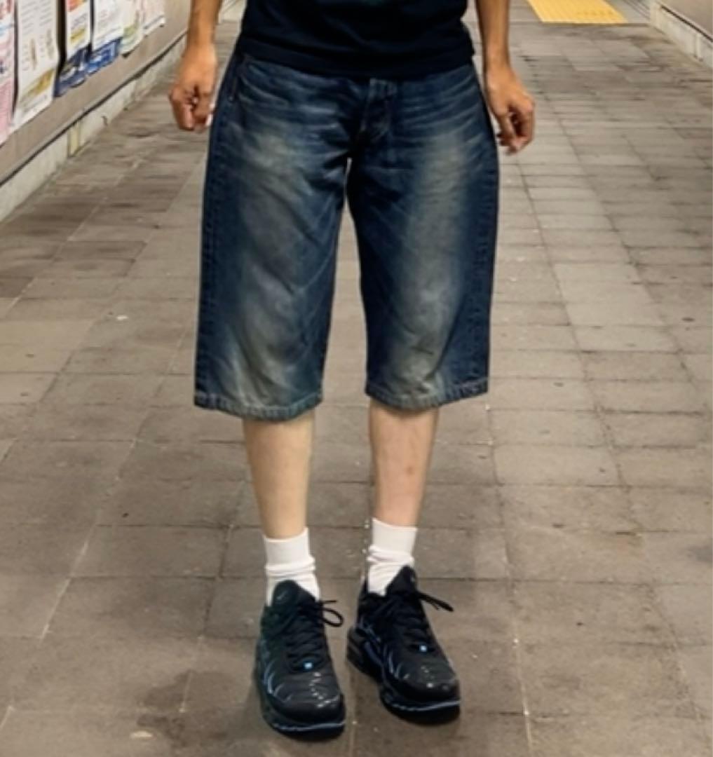 EVISU 大黒 ビックカモメ ハーフパンツ ハーフデニム - メルカリ