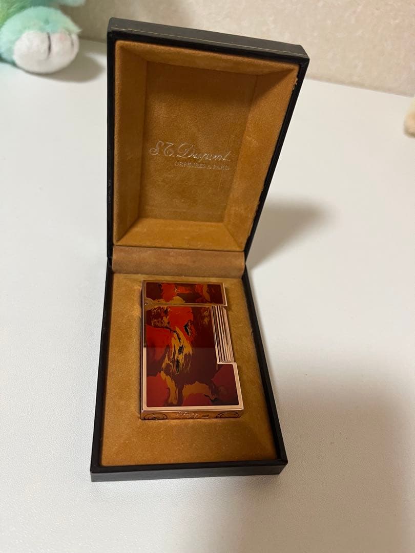 デュポンライター　ガスライター　超レアモデル、純正漆　高額モデル　ほぼ新品　本物 エス・テ・デュポン エス・ティー・デュポン S.T.Dupont ガスライター