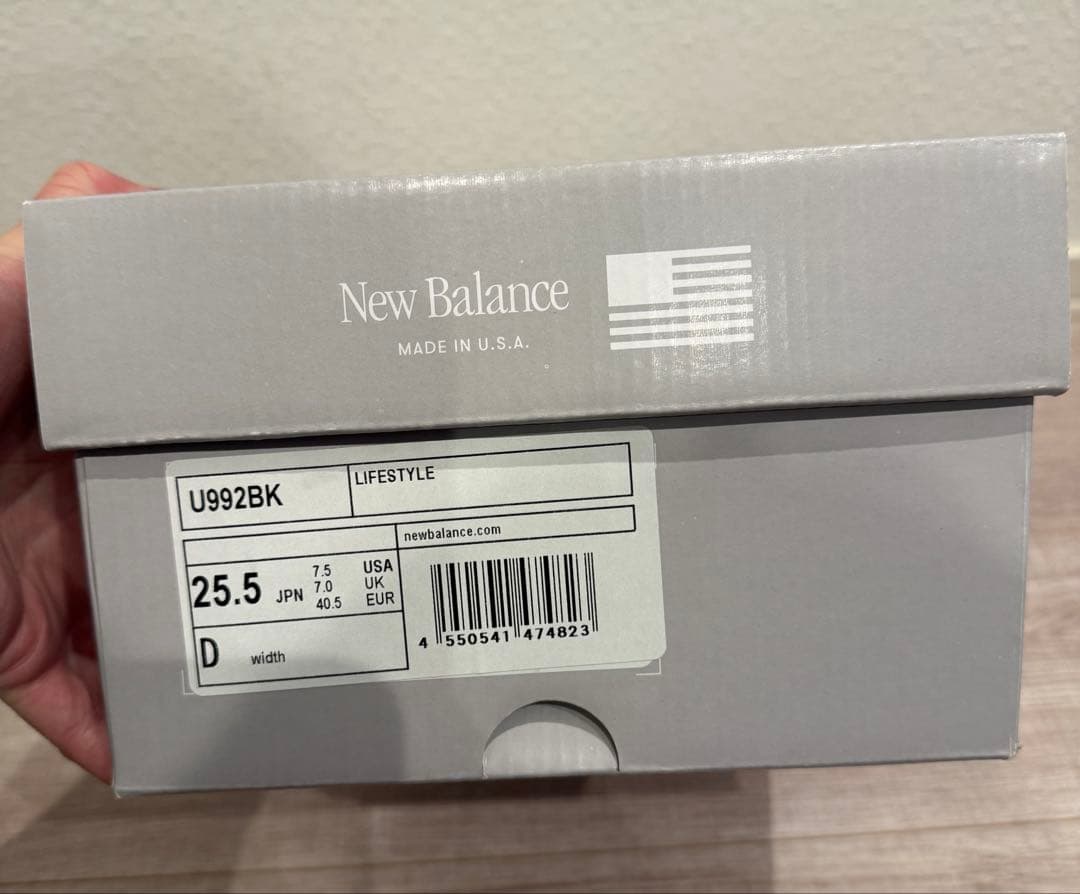 G-da New Balance U992BK 25.5cm 2025年