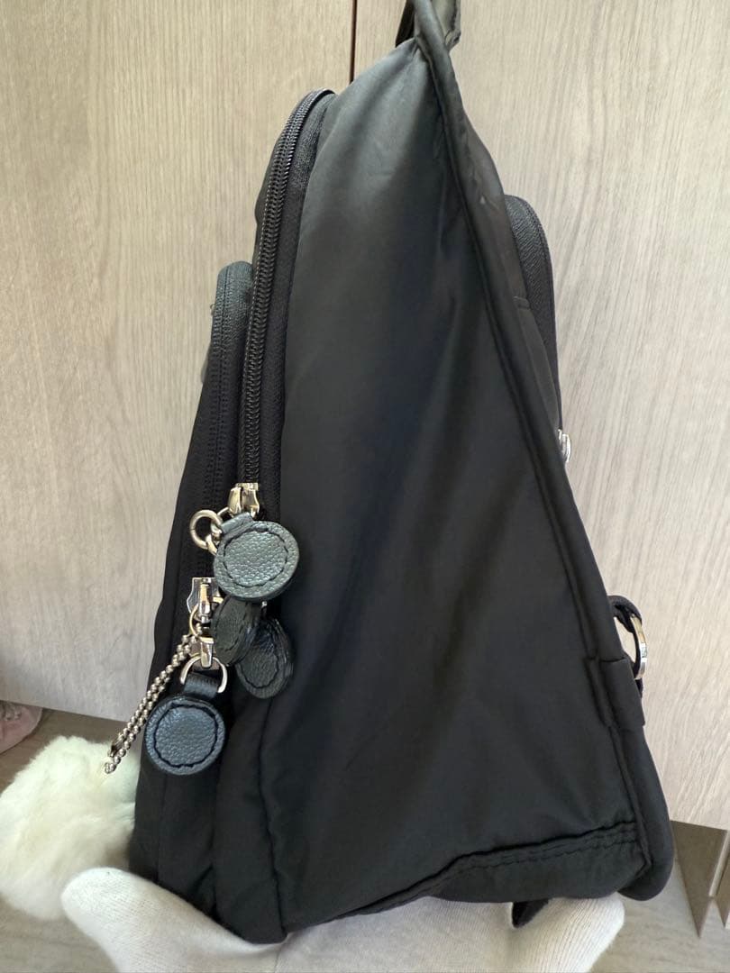 未使用】カナナプロジェクト2wayリュック バックパック 黒 レザー