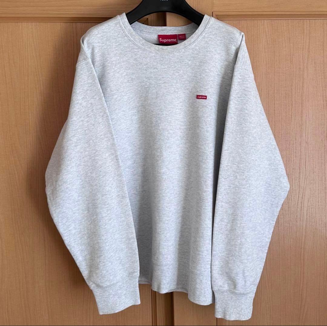 Supreme グレー トレーナー Large Supreme グレー スウェット トレーナー Large
