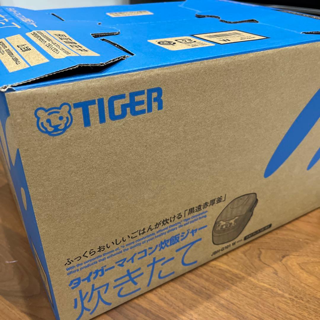 新品　TIGER タイガー マイコン炊飯ジャー 炊きたて JBH-G101 W 楽天市場】【タイガー魔法瓶 楽天市場店】 炊飯器 マイコン 黒遠赤厚釜