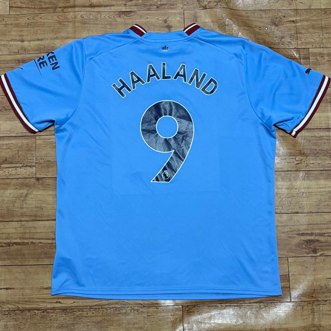 【正規品】 マンチェスターシティ 22-23 ホーム ユニフォーム ハーランド PUMA マンチェスターシティ 22/23 ユニフォーム ホーム 半袖 レプリカ