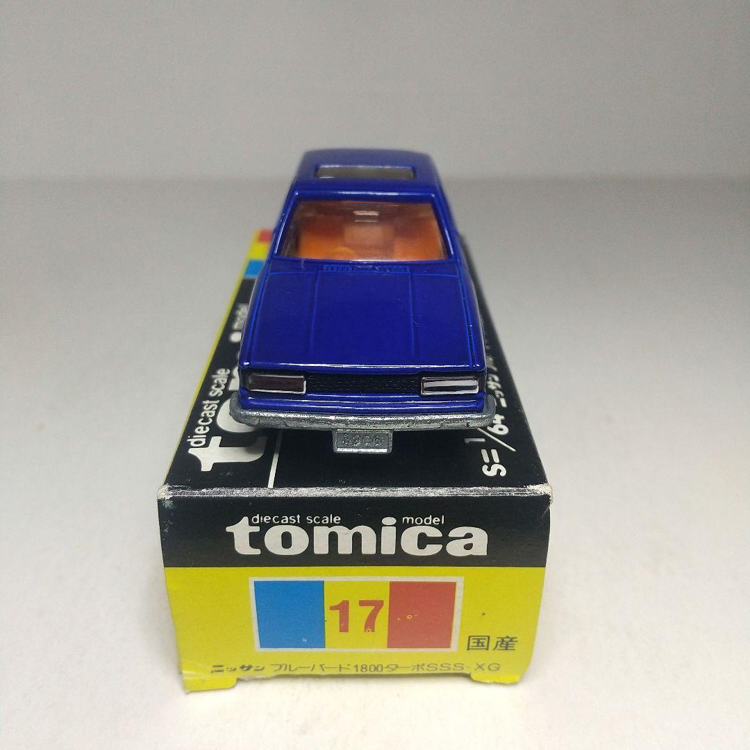 3648)トミカ 黒箱 日本製 ニッサン ブルーバード 1800 ターボ - メルカリ