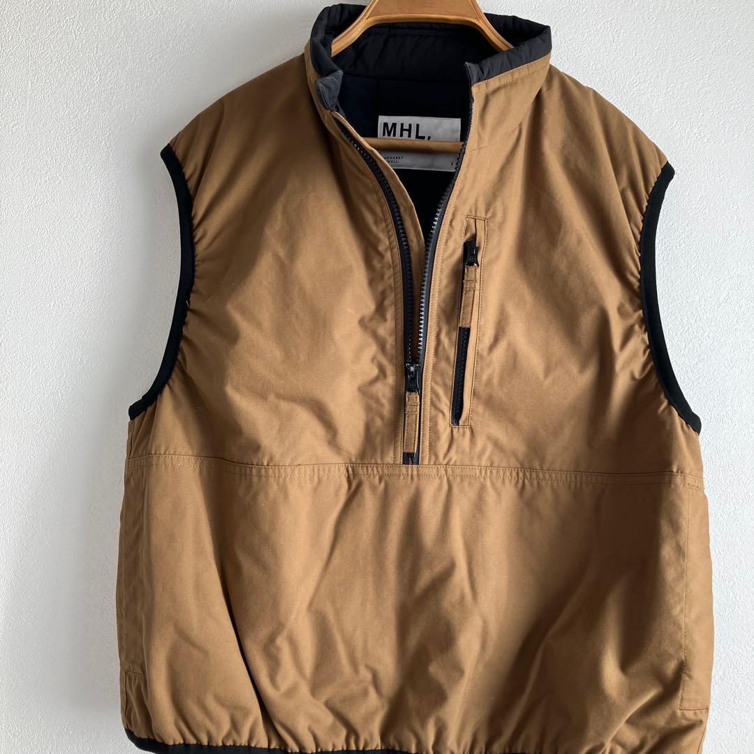 MHL コットンナイロン　中綿ベスト PAL GROUP OUTLET｜【Kastane】B ナイロン中綿ベスト | Rakuten