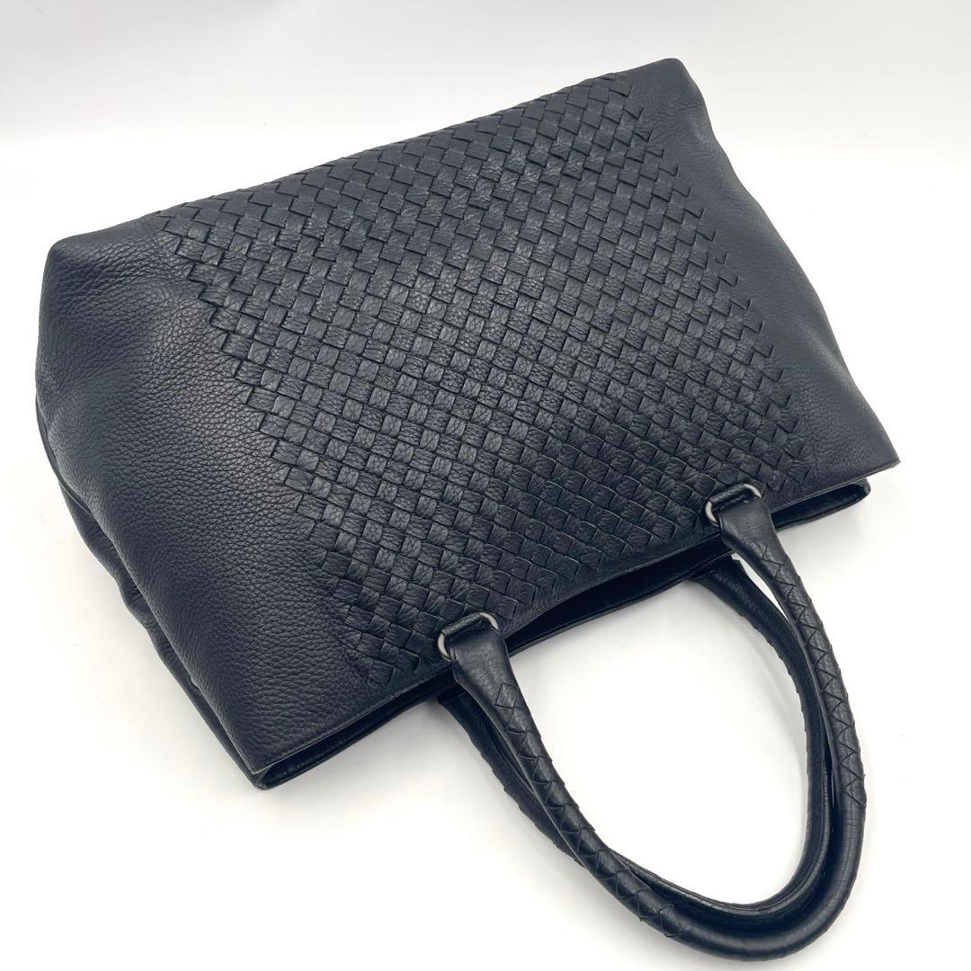 極美品】ボッテガ ヴェネタ イントレチャート トートバッグ ラムレザー