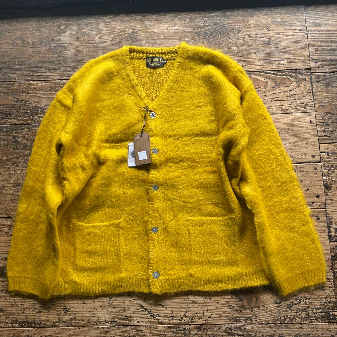 新品 カートコバーン モヘアタッチカーディガン 復刻 XL 黄色 - メルカリ