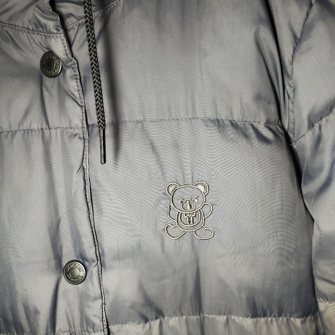 ヒステリックグラマー】 総柄 ファックベア リバーシブル ダウン