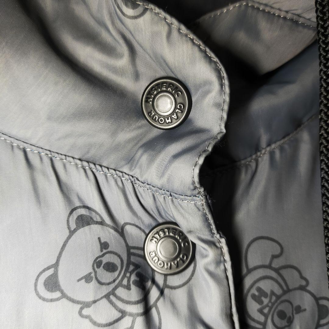 ヒステリックグラマー】 総柄 ファックベア リバーシブル ダウン