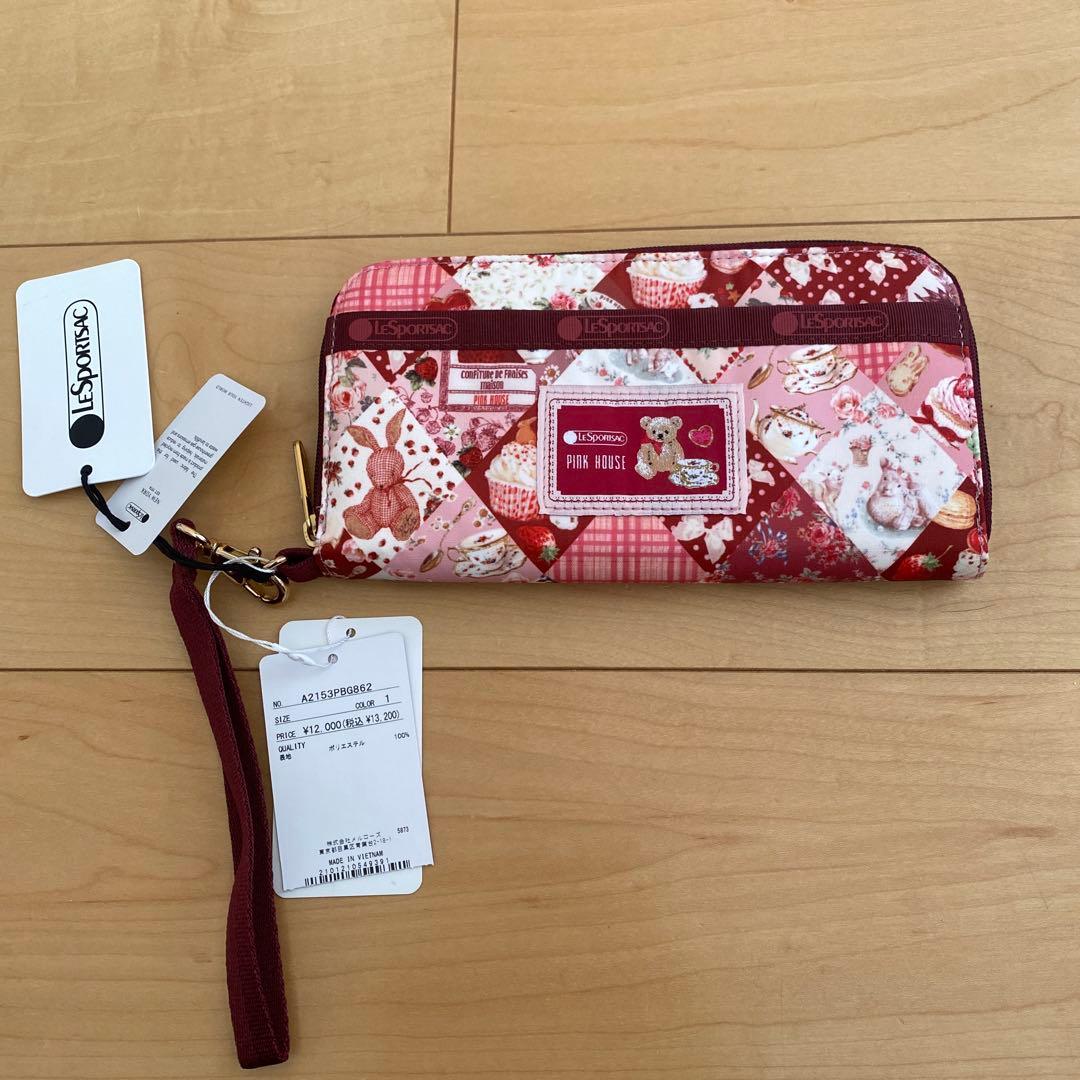 PINK HOUSE✖️Lesportsac パッチワーク 長財布 LeSportsac レスポートサック PINK HOUSEピンクハウス コラボ 長財布