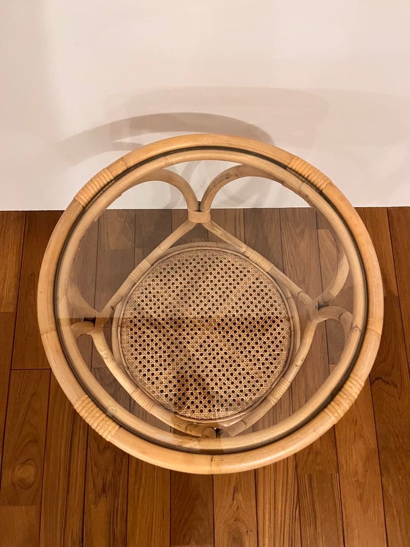 ウニコ unico WEAVA(ウィーバ) サイドテーブル ラタンテーブル - メルカリ