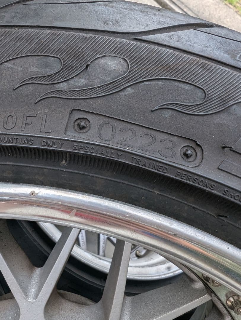 SUPERSTAR シェブロンレーシング 8.5j 15 +20 PCD 100