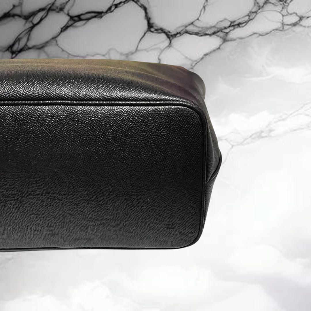 コーチ】美品 2way ビジネストート メタルロゴ サフィアーノ 84630