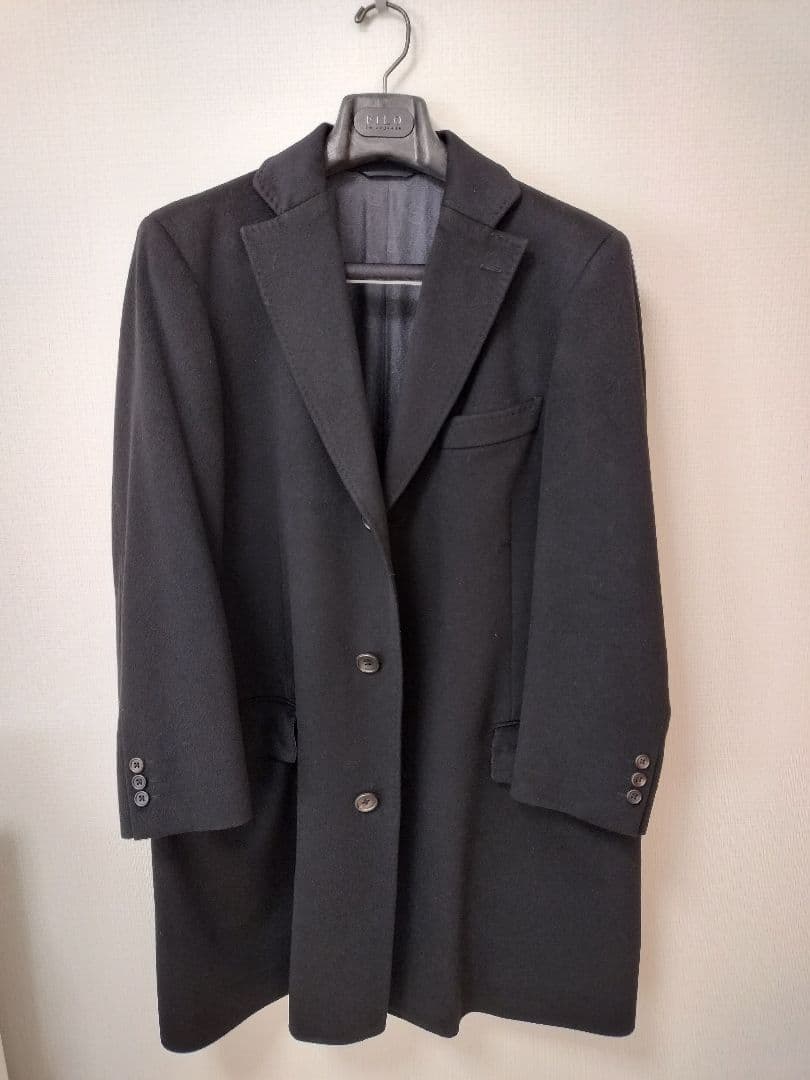 ロロピアーナ コート 100%カシミヤ イタリア製 Loro Piana（ロロピアーナ）カシミヤ100％チェスターフィールドコート