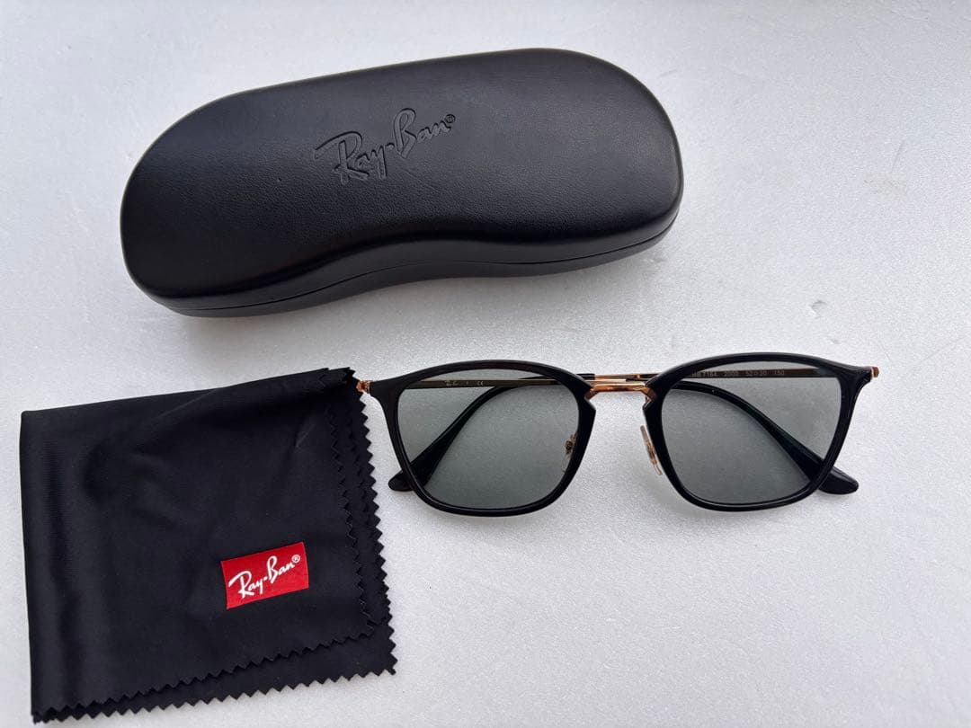 レイバン　Rayban 7164 サングラス　ブルーブラック　テンプルゴールド レイバン 偏光サングラス Ray-Ban RB3447 919648(47mm ゴールド