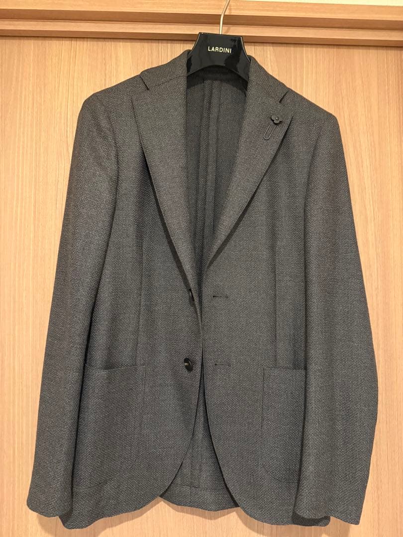 ラルディーニ　グレー テーラードジャケット サイズ44 中古・古着通販】LARDINI (ラルディーニ) ウールシルクライト