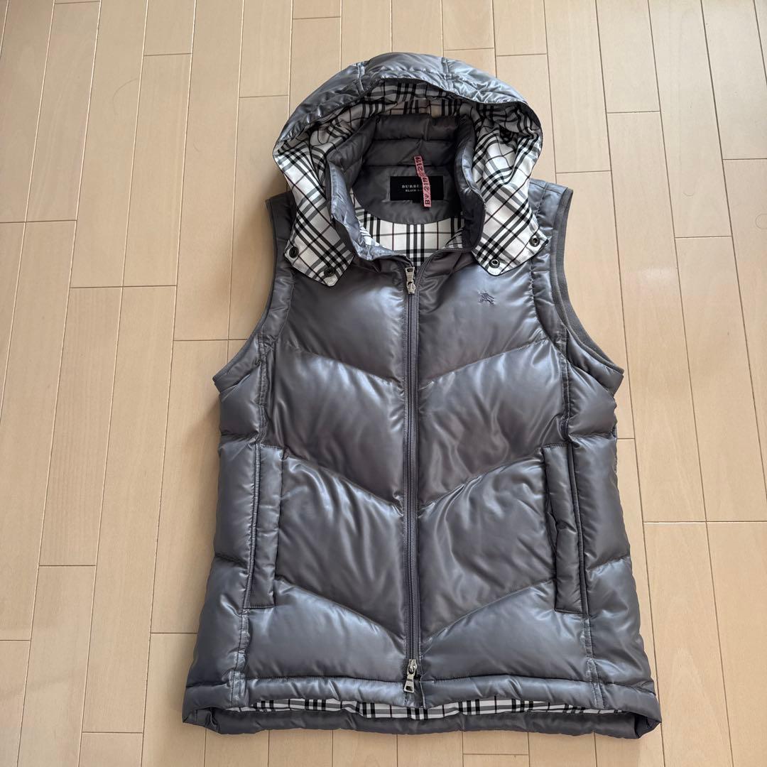 美品☆バーバリーブラーックレーベル グレーフード付きダウンベスト 楽天市場】ブルーレーベル ダウンベストの通販