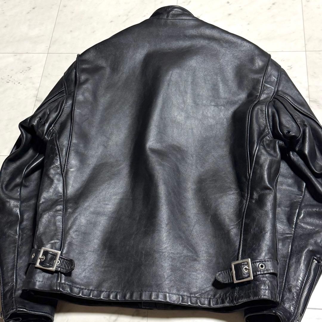 Schott 2way シングルライダースジャケット ボアライナー付き 38