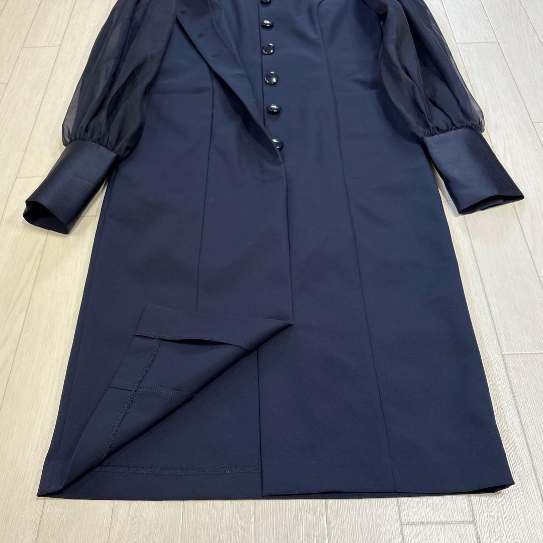 レジーナロマンティコ オーガンジースリーブワンピース リボン