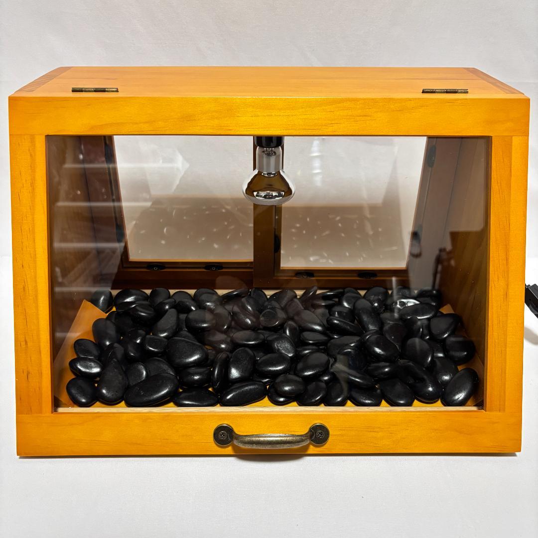 木製ホットショーケース 焼き芋保温ディスプレイケース【ナチュラル