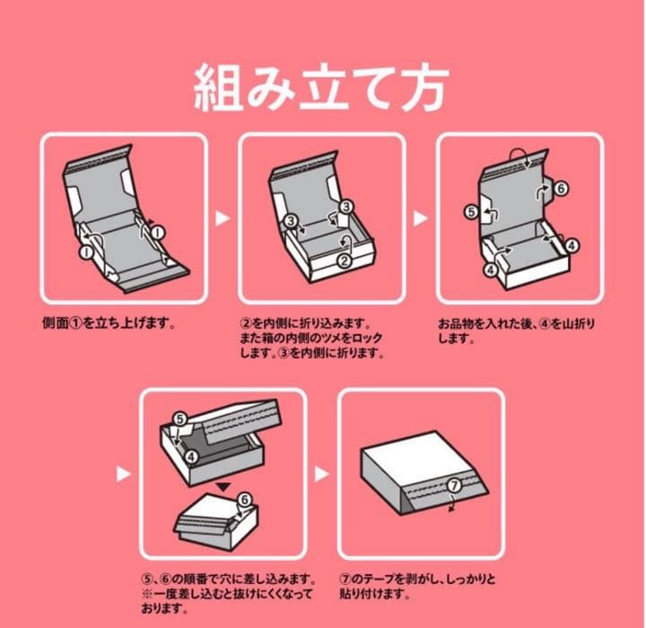 新品未使用】匿名配送♥️宅配便コンパクト用BOX 5枚メルカリストア