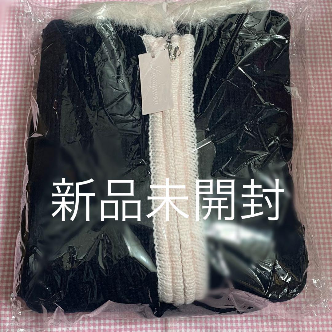 lumignon ルミニョン ファー Big Fur knit hoodie - メルカリ