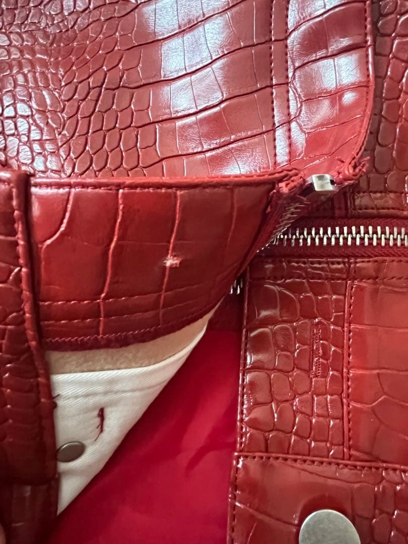 goar.archive クロコ レザーパンツ - メルカリ