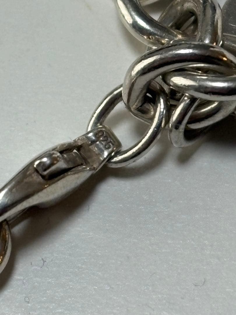 ティファニー　リターントゥ　ブレスレット　サークルチャーム　17.5cm