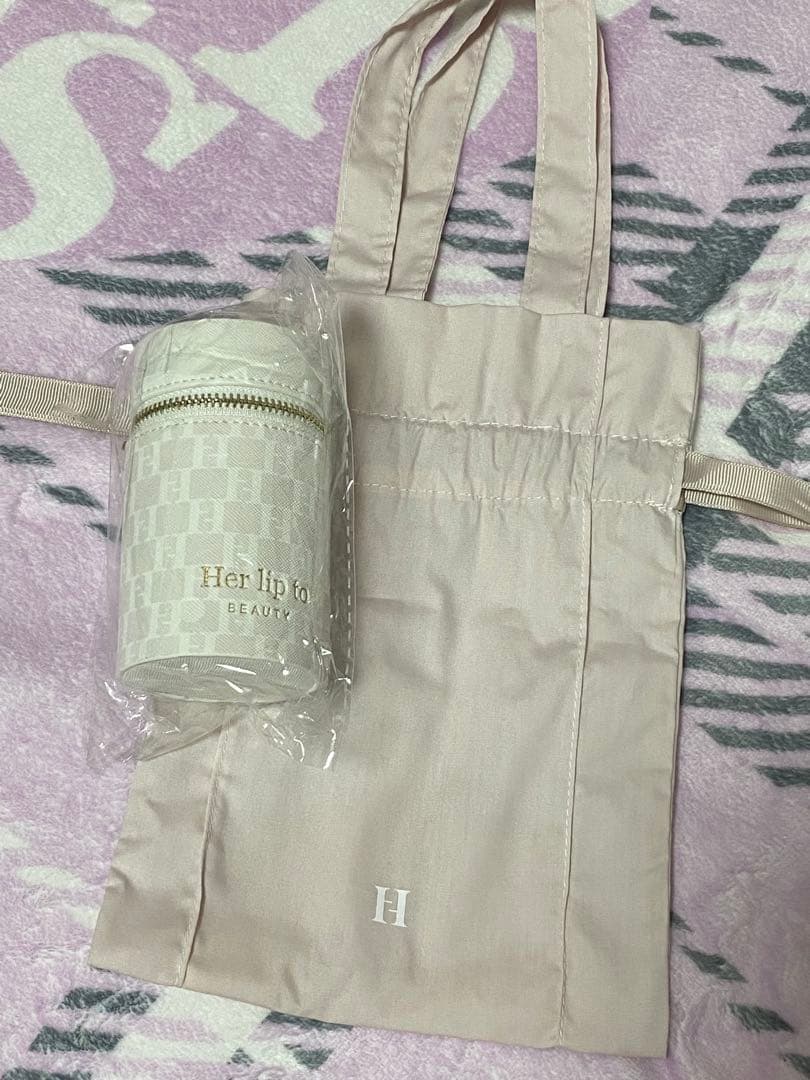 herlipto ノベルティーセット♡バッグチャーム ギフトポーチS - メルカリ