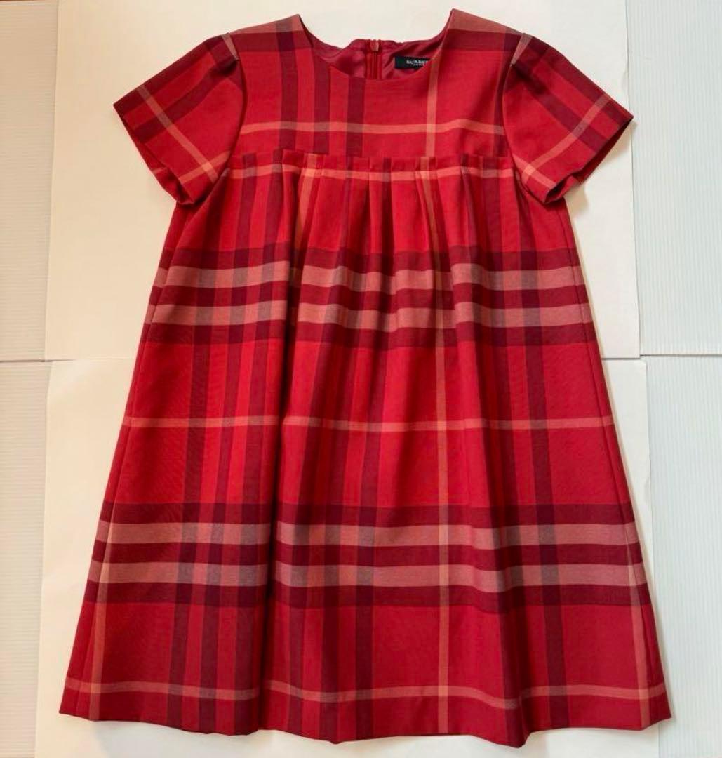 美品♡BURBERRY バーバリー　ワンピース　120 入学式　卒業式 バーバリー 120 入学式 卒園式 女の子 フォーマルワンピース BURBERRY