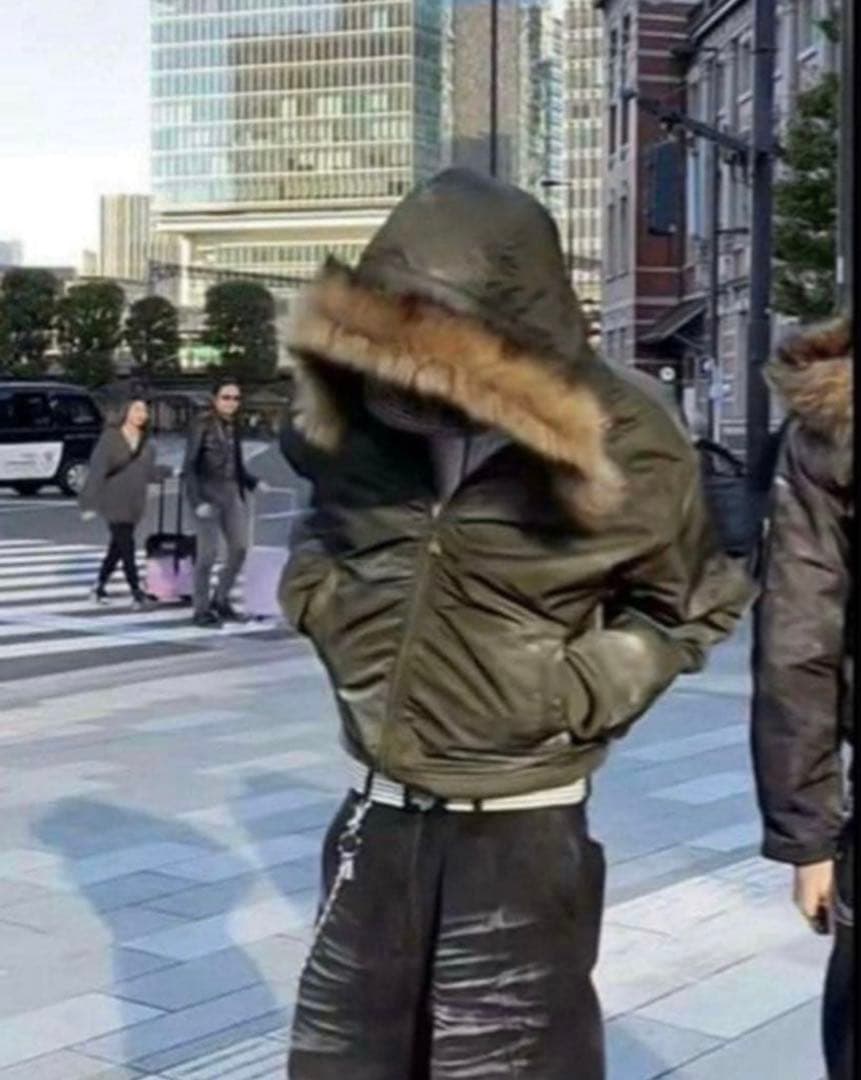 Y2K フライトジャケット ファー付き MA-1 グランジ パンク 平成 - Y2K