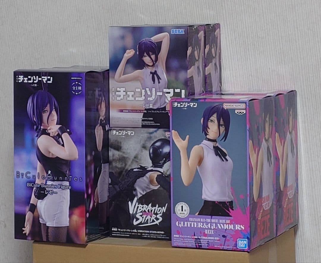 劇場版【チェンソーマンレゼ編】 レゼ フィギュア　まとめ売り　8点セット 劇場版『チェンソーマン レゼ篇』公開中！魂ウェブ商店受注中のS.H.