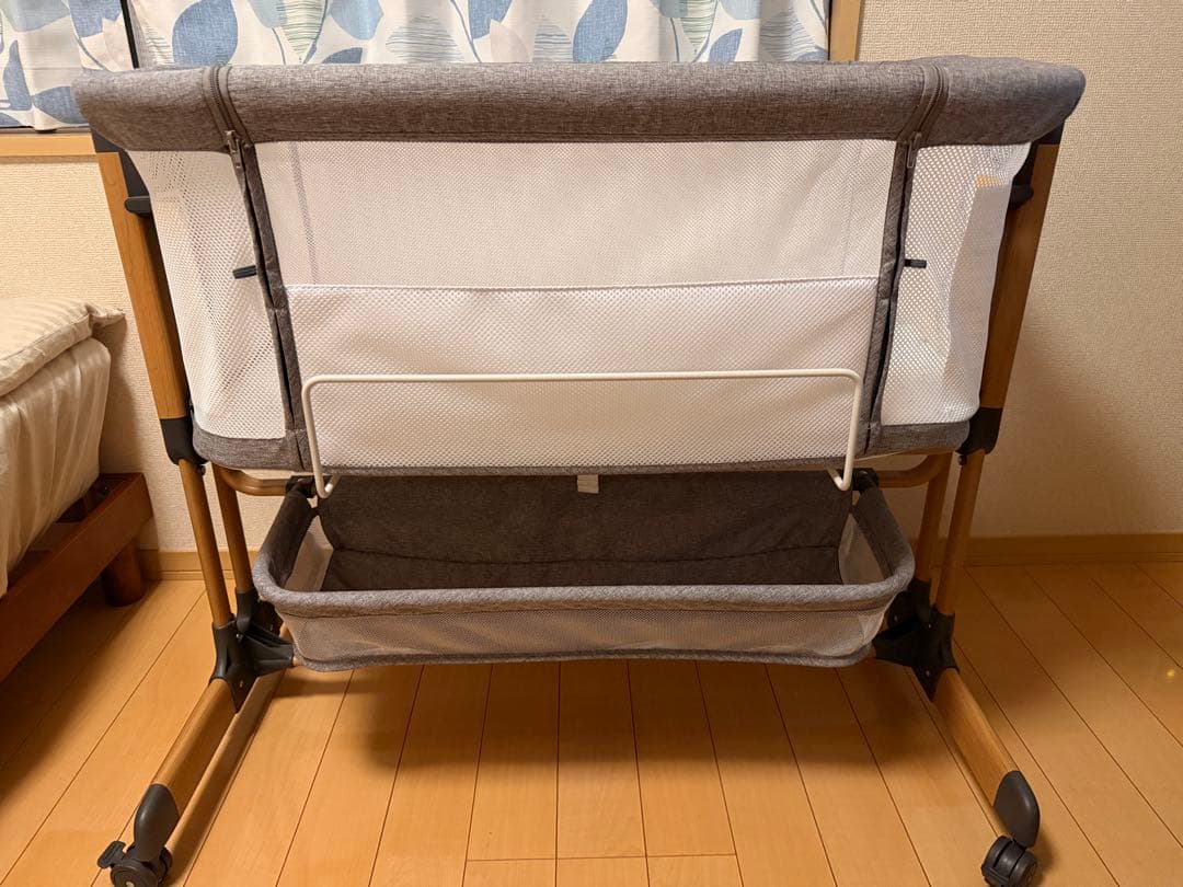 ベビーベッド メッシュ素材 添い寝　星柄マットレス付き 楽天市場】HZDMJ ベビーベッド 折りたたみ 添い寝ベッド 揺りかご