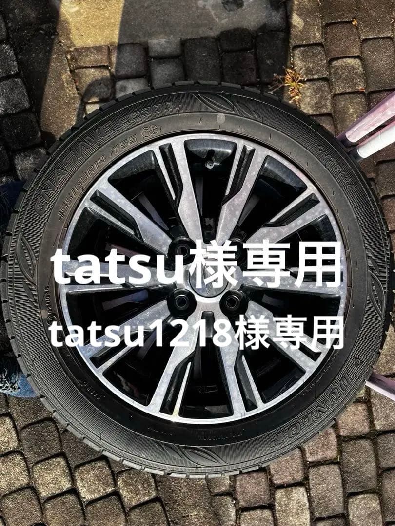14インチ ダイハツ純正タイヤ・ホイールセット 新品タイヤ付きのダイハツ純正14インチ入庫しました！ タント