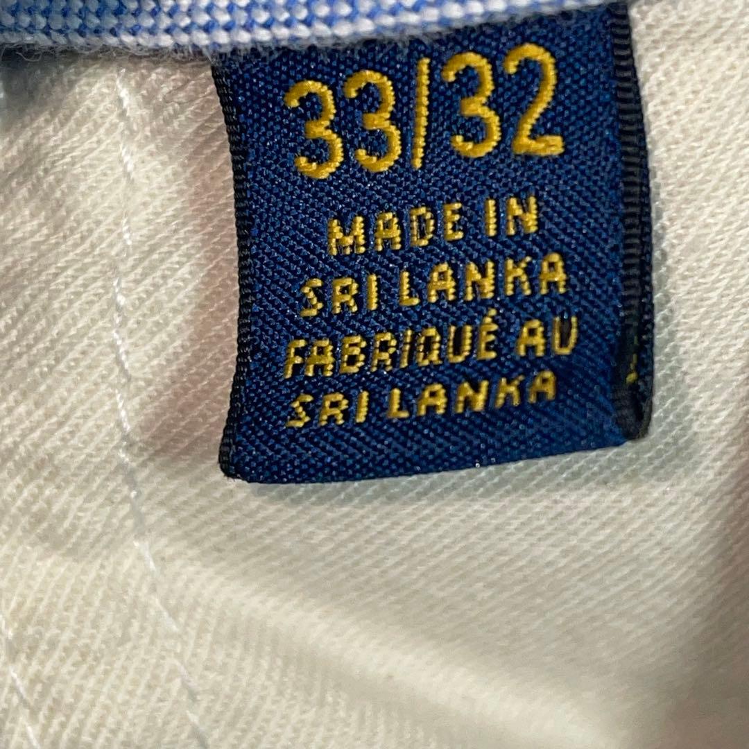 ポロラルフローレン ヨット刺繍 総柄ポロチノ 33/32 ブルー - メルカリ