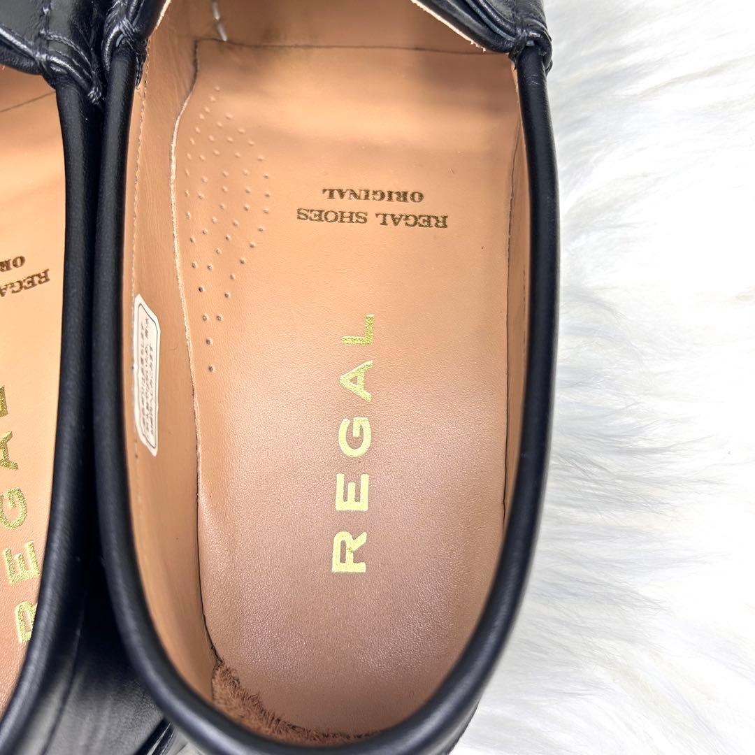 ✨美品✨【リーガル】ビットローファー 本革 黒 W83D 金具 24 - メルカリ