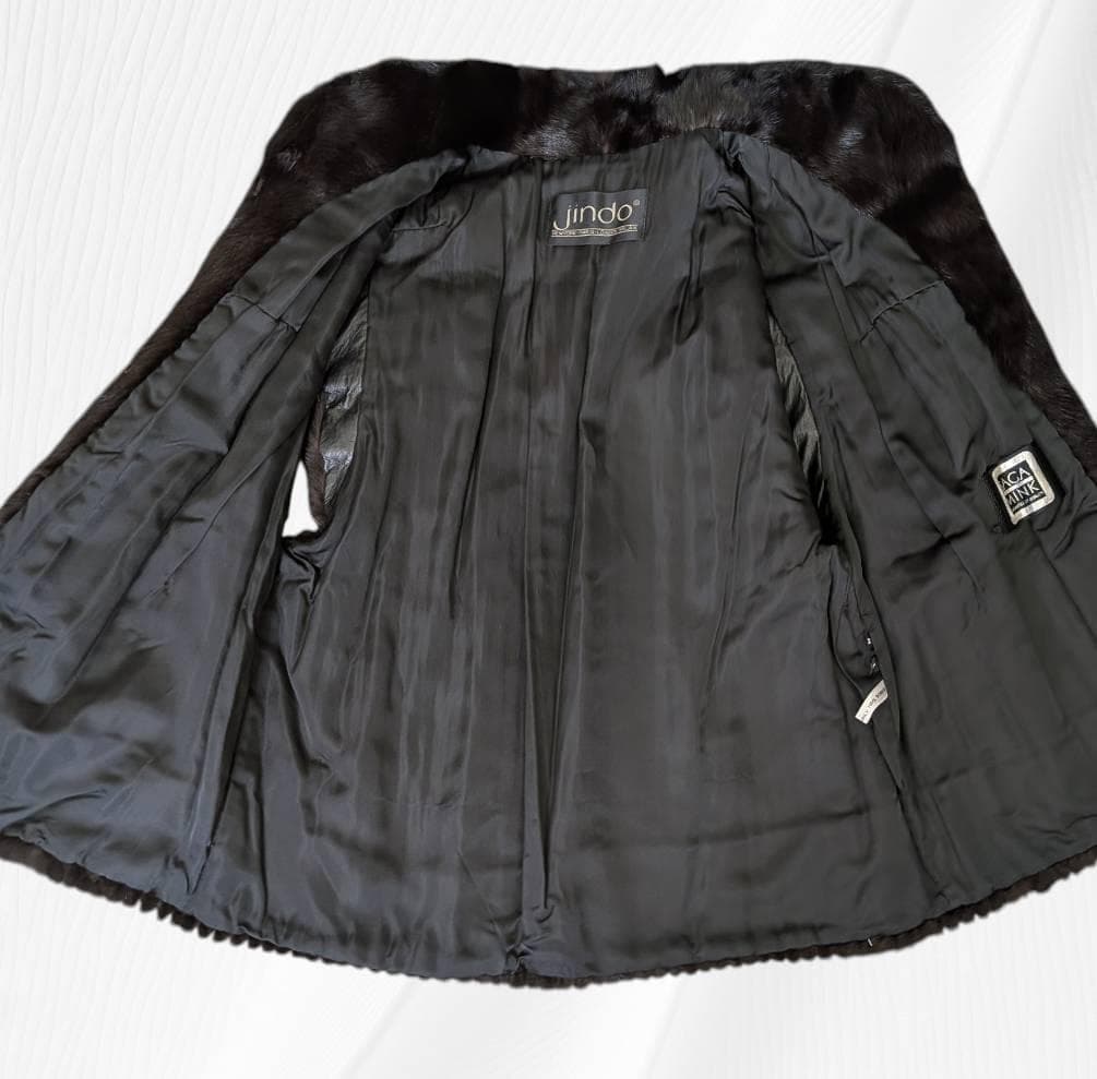 未使用】SAGA MINK JINDO サガ ミンク 高級 毛皮 ベスト M - メルカリ