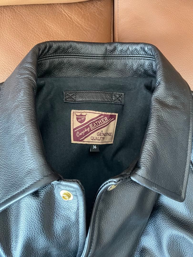 レザーコーチジャケット サイズ36 極美品 Mサイズ程度 - メルカリ