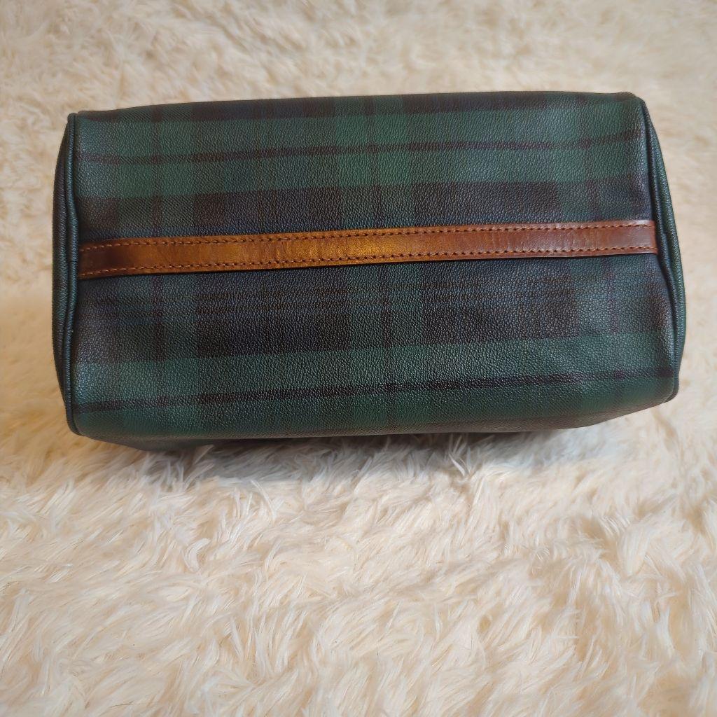 美品 ポロラルフローレン ミニボストンバッグ チェック PVC 7